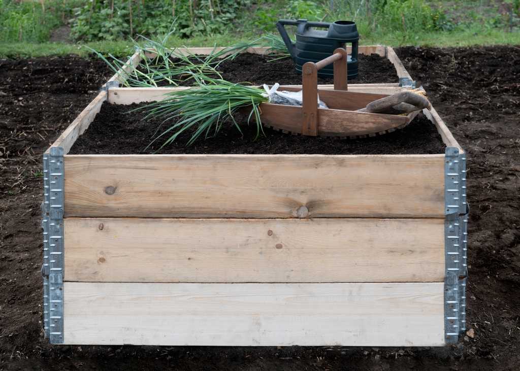 Hochbeet aus Holz