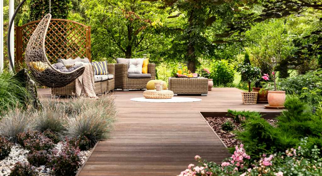 Terrassenpflanzen sorgen für ein blühendes Freizeitparadies.