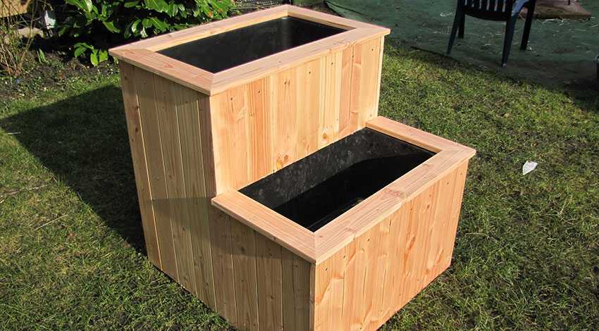 Hochbeet aus Holz