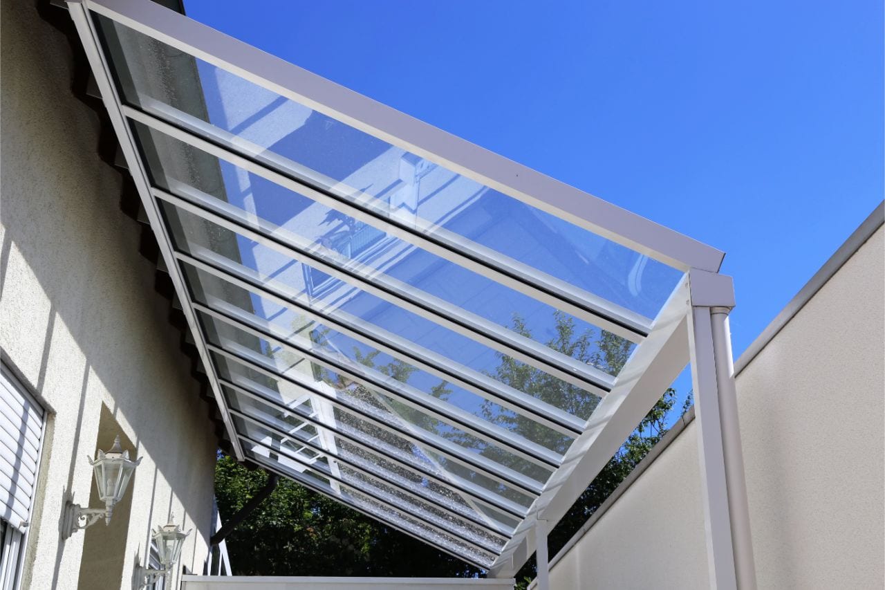 Das richtige Glas ist wichtig für die Terrassenüberdachung Glas