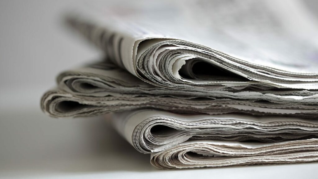 Zeitung für die Biotonne