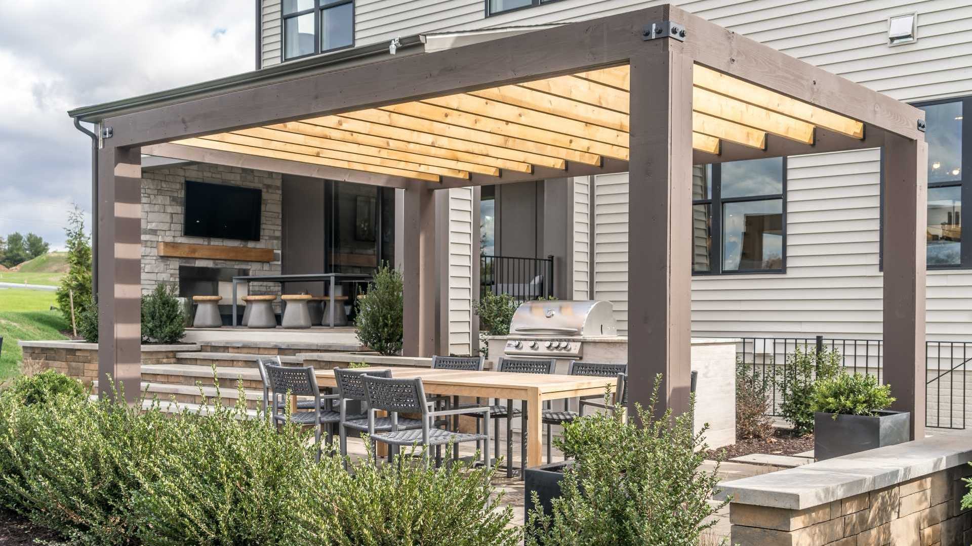Terrasse mit Terrasenüberdachung
